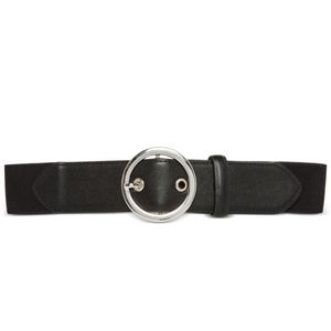 STEVE MADDEN Women's Circle-Buckle Faux-Leather Belt SIZE M/L & L/XL NWT